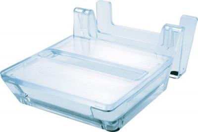 Opakowanie Podajnik do bloczków Z-Notes DONAU, z podstawką na wizytówki, poemność 100 kartek przeźroczysty