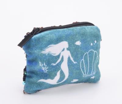 Opakowanie Portfelik, saszetka na suwak Syrenka cekiny