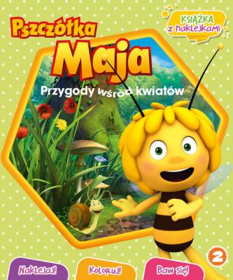 Okładka książki Pszczółka Maja activity NAKLEJKI