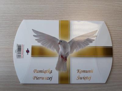 Opakowanie PUDEŁKO KOPERTA KOMUNIA MAŁA MIX WZORÓW