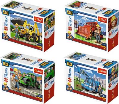 Opakowanie PUZZLE 20 MINIMAXI BOB I MASZYNY BOB BUDOWNICZY 56002 