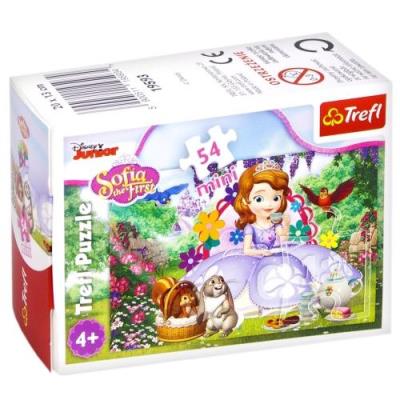 Puzzle 54 mini Magiczny świat księżniczki 3 TREFL. Wydawca: Trefl. SmakLiter.pl Opakowanie Puzzle 54 mini Magiczny świat księżniczki 3 TREFL