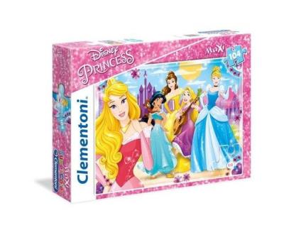 Opakowanie Puzzle Supercolor Maxi Księżniczki 104