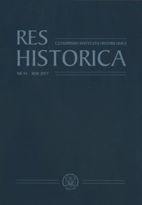Opakowanie Res Historica Nr 44 Rok 2017