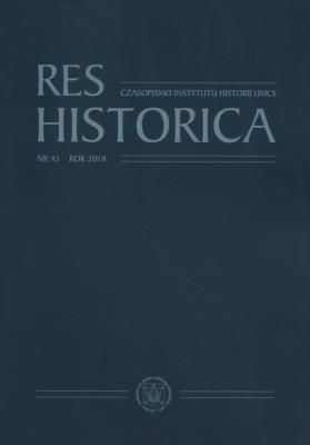 Opakowanie Res Historica Nr 45 Rok 2018