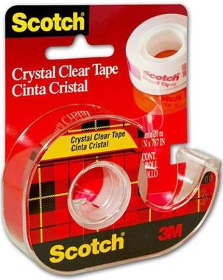 Opakowanie TAŚMA BIUROWA CRYSTAL SCOTCH Z DYSPENSEREM 144