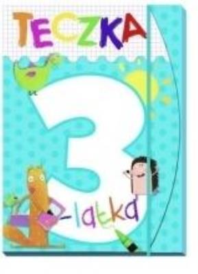 Teczka 3-latka. Zgaduję, rysuję, maluję. Autor: Lekan Elżbieta, Joanna Myjak (ilustr.). SmakLiter.pl Okładka książki Teczka 3-latka. Zgaduję, rysuję, maluję