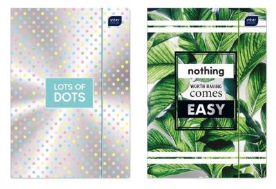 Opakowanie Teczka z gumką A4+ LUX UV Metallic (10szt)