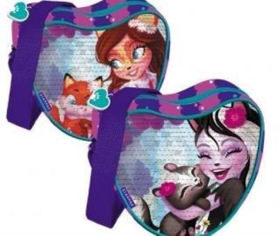 Torebka na ramię z cekinami Enchantimals. Wydawca: Starpak. SmakLiter.pl Opakowanie Torebka na ramię z cekinami Enchantimals