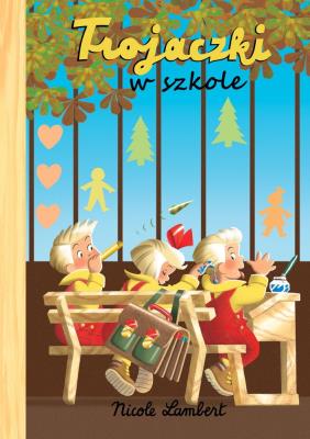 Okładka książki Trojaczki w szkole