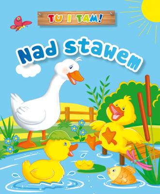 Tu i tam! Nad stawem. Autor: Ala Hanna Murgrabia (ilustr.). SmakLiter.pl Okładka książki Tu i tam! Nad stawem