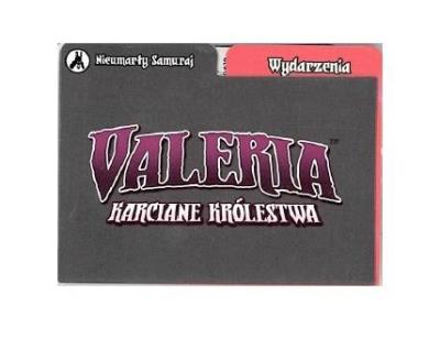 Valeria Karciane Królestwa: Nieumarły Samuraj GFP. Wydawca: Games Factory Publishing. SmakLiter.pl Opakowanie Valeria Karciane Królestwa: Nieumarły Samuraj GFP