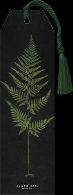 Okładka książki Zakładka 34 ze wstążką Paproć 3