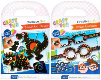 Opakowanie Zestaw kreatywny Dino/okulary 17x28