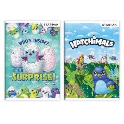 Zeszyt A5 w trzy linie kolorowe 16 kartek Hatchimals 20 sztuk mix. Wydawca: Starpak. SmakLiter.pl Opakowanie Zeszyt A5 w trzy linie kolorowe 16 kartek Hatchimals 20 sztuk mix