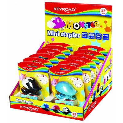 Opakowanie ZSZYWACZ MINI KEYROAD Z ZSZYWKAMI MIX