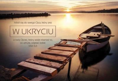 Opakowanie A Kartka składana - Módl się do swego Ojca