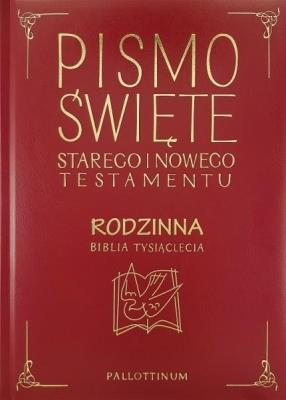 Okładka książki Biblia Tysiąclecia rodzinna ekooprawa, złocona
