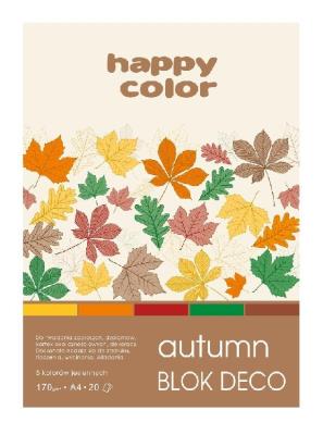 Opakowanie Blok A5/20K Deco Autumn 170g HAPPY COLOR