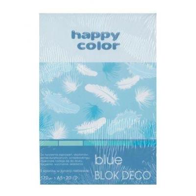 Opakowanie Blok A5/20K Deco Blue 170g HAPPY COLOR