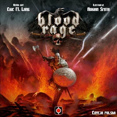 Blood Rage. Autor: Eric Lang. SmakLiter.pl Okładka książki Blood Rage