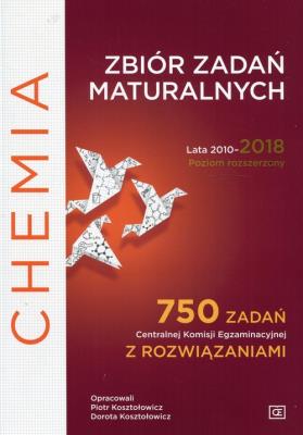 Chemia LO zbiór zadań maturalnych ZR. Autor: Piotr Kosztołowicz, Dorota Kosztołowicz. SmakLiter.pl Okładka książki Chemia LO zbiór zadań maturalnych ZR