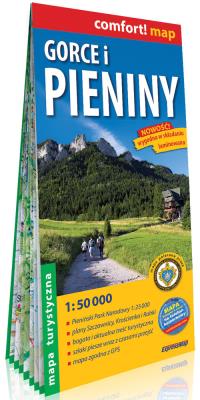 Okładka książki Comfort! map Gorce i Pieniny 1:50 000 w.2018
