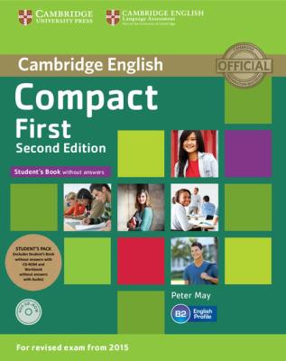 Compact First Student's Pack (Student's Book without Answers with CD ROM, Workbook without Answers with Audio). Autor: May Peter. SmakLiter.pl Okładka książki Compact First Student's Pack (Student's Book without Answers with CD ROM, Workbook without Answers with Audio)