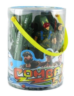 Opakowanie Duży zestaw militarny - żołnierzyki i pojazdy