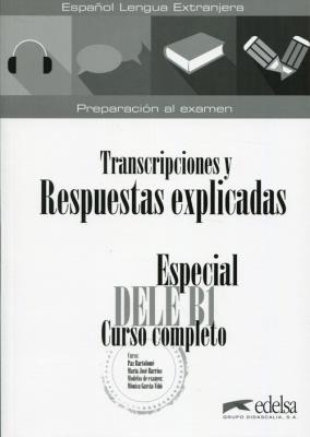 Especial DELE B1 Transcripciones y Respuestas explicadas. Wydawca: EDELSA. SmakLiter.pl Opakowanie Especial DELE B1 Transcripciones y Respuestas explicadas