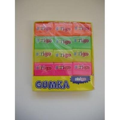 Zdjęcie produktu Gumka neonowa (24szt) STRIGO