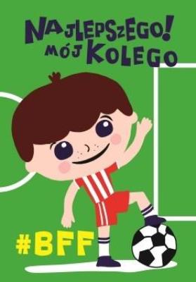 Opakowanie Karnet B6 Urodziny - Piłkarz