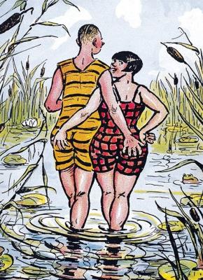 Opakowanie Karnet B6 z kopertą Rund um's freibad