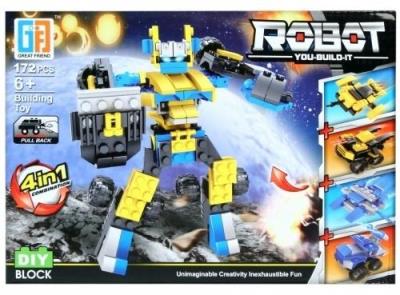 Opakowanie Klocki konstrukcyjne robot 172el 4w1