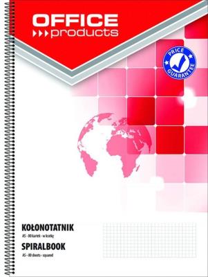 Opakowanie Kołonotatnik A5 w kratkę 80 kartek