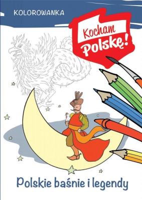 Kolorowanka. Polskie baśnie i legendy. Autor: Kiełbasiński Krzysztof. SmakLiter.pl Okładka książki Kolorowanka. Polskie baśnie i legendy
