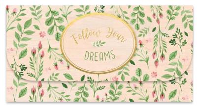 Koperta upominkowa drewniana Marzenia. Wydawca: Cozywood. SmakLiter.pl Opakowanie Koperta upominkowa drewniana Marzenia