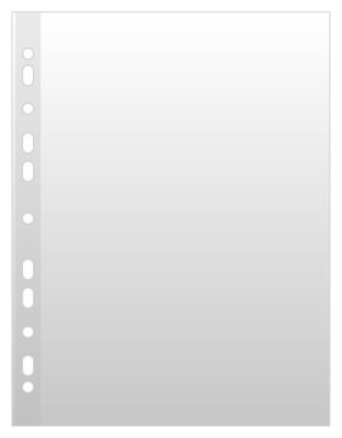 Opakowanie Koszulki na dokumenty DONAU PP A4 krystal 50mikr. 100szt