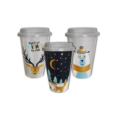 Opakowanie Kubek z przykrywką Świąteczny 400ml
