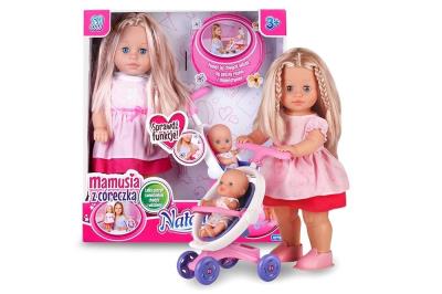 Opakowanie Lalka Natalia mamusia z córeczką