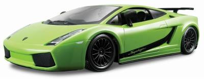 Opakowanie Lamborghini Gallardo Superleggera zielony BBURAGO