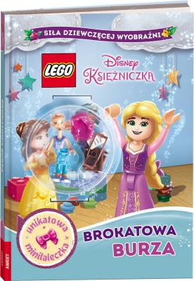 Lego Disney Księżniczk. Brokatowa burza. Autor: Opracowanie zbiorowe. SmakLiter.pl Okładka książki Lego Disney Księżniczk. Brokatowa burza