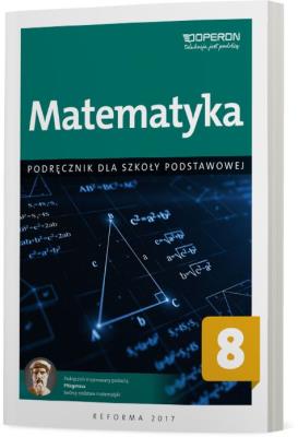 Okładka książki Matematyka SP 8 Podręcznik OPERON