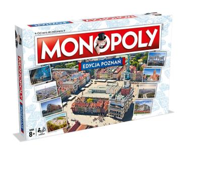 Monopoly Poznań. Wydawca: Winning Moves. SmakLiter.pl Opakowanie Monopoly Poznań