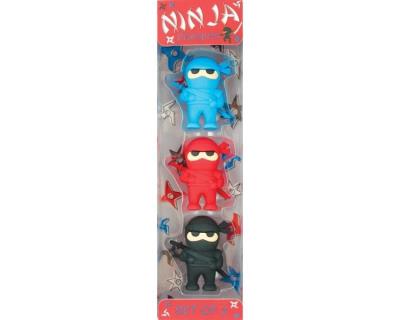 Opakowanie Ninja Gumki do Ścierania 3 sztuki