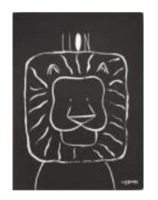 Opakowanie Notes A4/46K czarny z Lwem