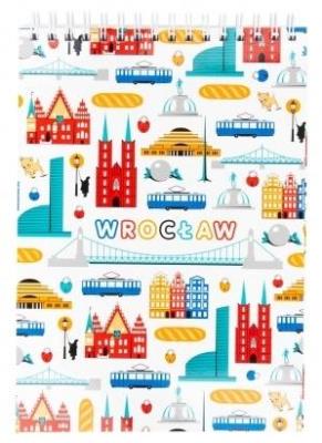 Opakowanie Notes na spirali - A5 Wrocław symbole FOLKSTAR