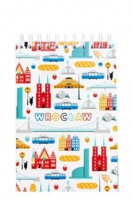 Opakowanie Notes na spirali - A6 Wrocław symble FOLKSTAR