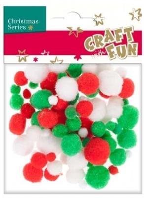 Opakowanie Ozdoba dekoracyjna pompony 100el