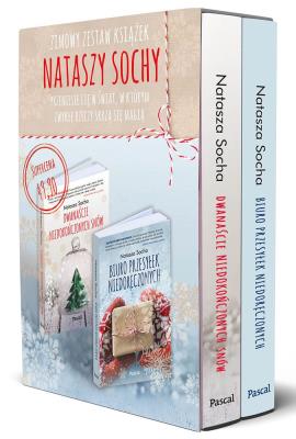 PAKIET DWANAŚCIE NIEDOKOŃCZONYCH SNÓW / BIURO PRZESYŁEK NIEDORĘCZONYCH. Autor: Natasza Socha. SmakLiter.pl Okładka książki PAKIET DWANAŚCIE NIEDOKOŃCZONYCH SNÓW / BIURO PRZESYŁEK NIEDORĘCZONYCH